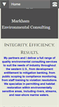 Mobile Screenshot of markhamenvironmental.com